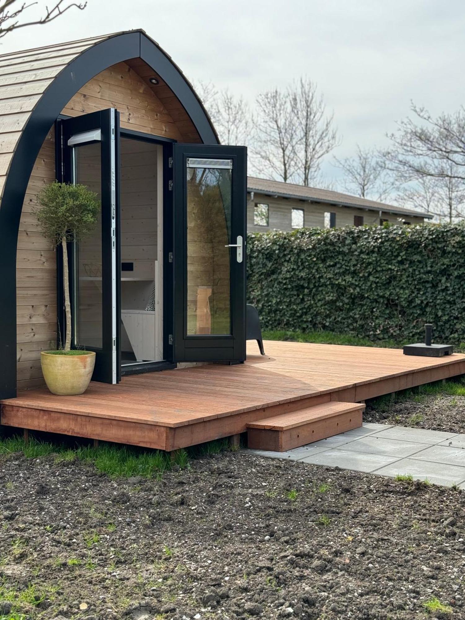 Camping Zee Van Tijd Holwerd Kültér fotó