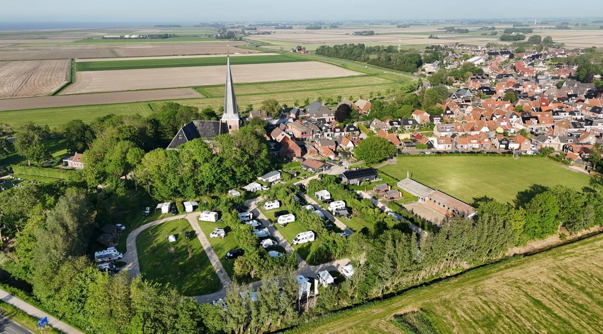 Camping Zee Van Tijd Holwerd Kültér fotó